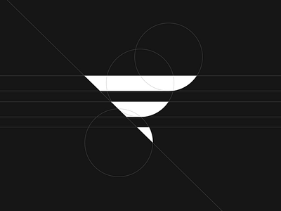 F grid branding ci concept design graphic id identity logo mark sign type typography