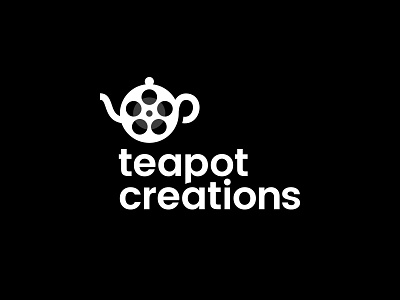 Teapot Creations branding concept construction design graphic grid identity logo mark sign teapot typography