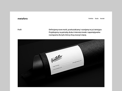 Metafora Studio agency branding creative identity logo logo design logotype studio ui ux web web design