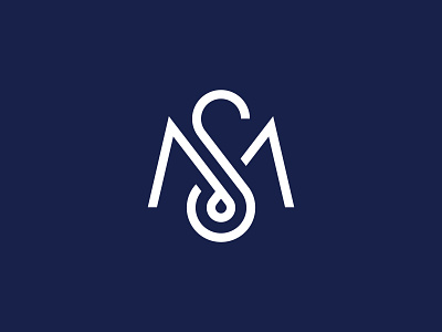 MS brand branding corporate identity lettering letters logo logotype m monogram ms s
