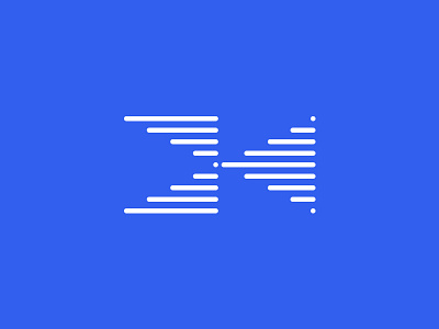 Kaylabs Symbol ai blue communication data electronic it linear logo logo design logotype machine learning medical monogram negative space negative space logo sensor startup tech