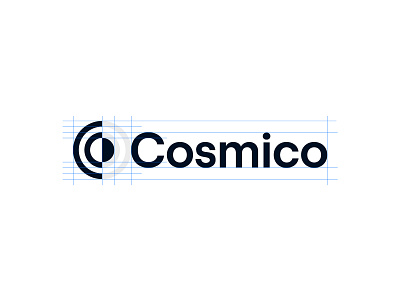 Cosmico | Logo Construction brand design branding coloful icon landing logo concept logo construction logotype mark typography vector icon mark symbol visual design visual identity website