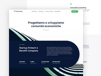 FolkFunding Homepage branding concept crowdfunding design homepage icon landingpage logo uidesign ux design web design website