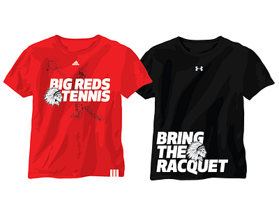 Big Reds Tennis Tshirt Concepts