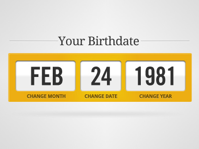 Birthday birthday ui