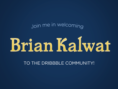 Welcome to Dribbble