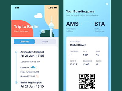 Daily UI Boarding Pass