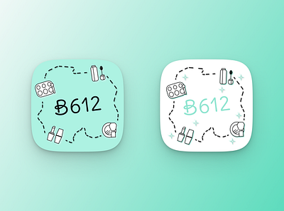 B612 - Logo Redesign app branding design logo ui ux