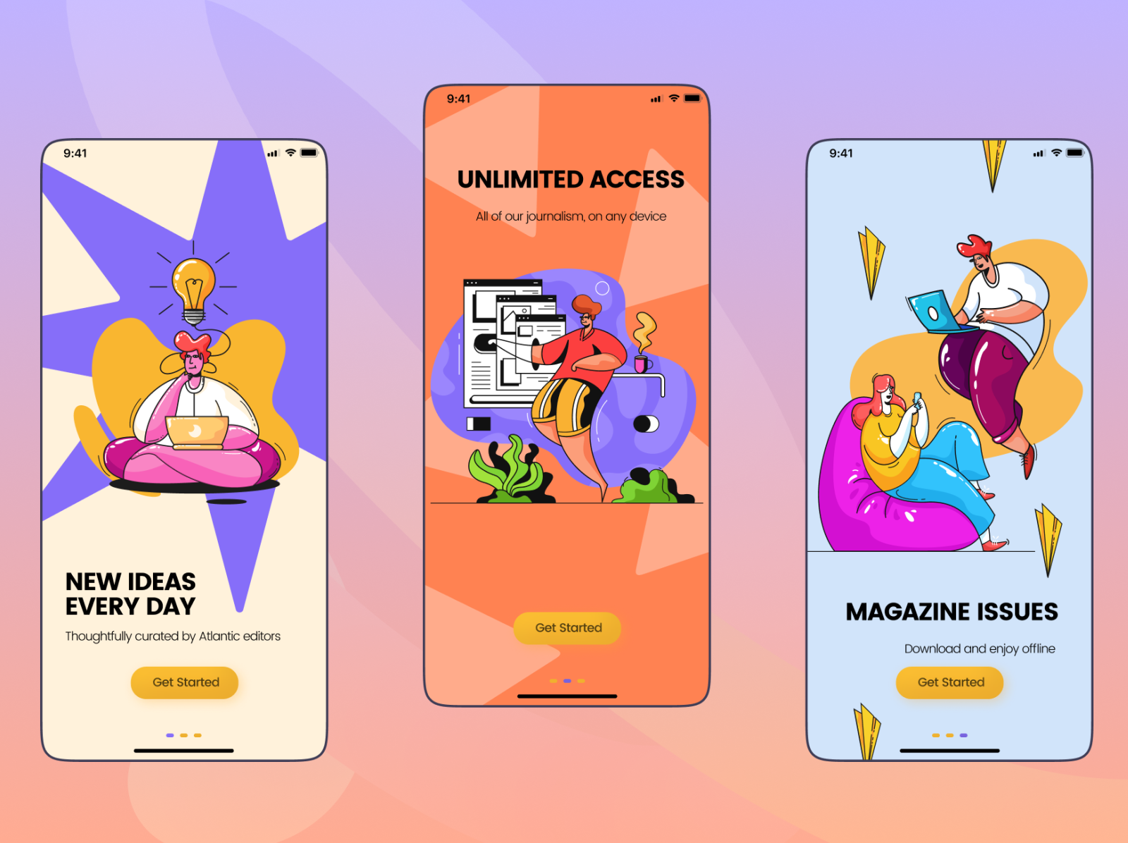Walkthrough Screens by Ân Phạm on Dribbble