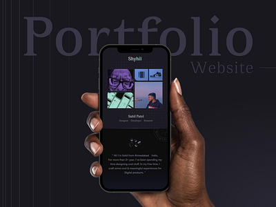 Portfolio Website Snapshot 🚀 branding design portfolio ui ux