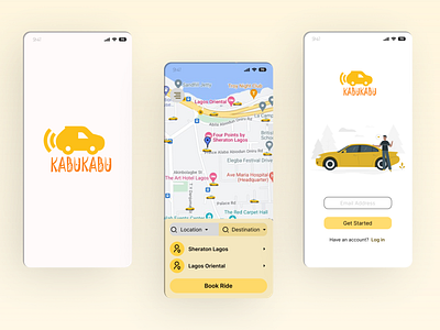 KABUKABU app dashboard design ui ux