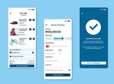 Fleep Payment Gateway app design ui ux