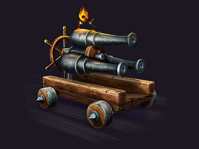 Triple cannon