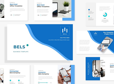 Bels Business Template business design googleslide graphic design keynote modern powepoint powerpoint