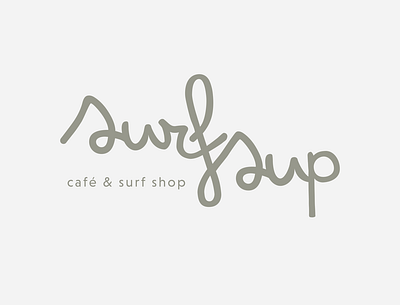 Surf Sup | Brand Identity brand development brand identity branding cafe logo design graphic design illustration logo logo design logo designer s sans serif script surf shop surf shop logo vector