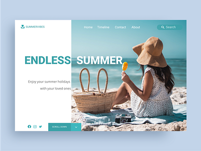 Daily UI Challenge - #002/100
Landing Page