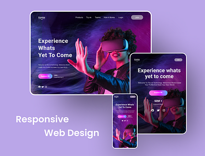 Responsive Web Design Daily UI Challenge - #005/100 creativepage design graphic design illustration inspiration responsive responsivewebdesign ui uiux webdesign