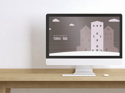 Turku Castle castle graphic design illustration minimalism silhouette turku åbo