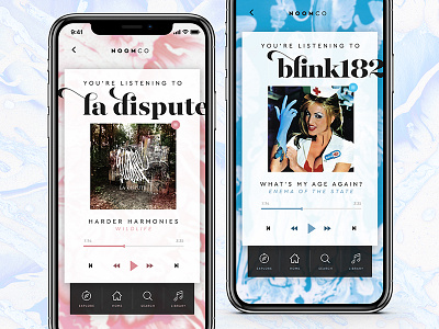 Music Player UI Mobile App app ios iphone iphone x mobile music music player ui user interface