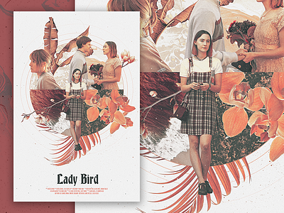 Lady Bird Poster lady bird movie photomanip photoshop poster print