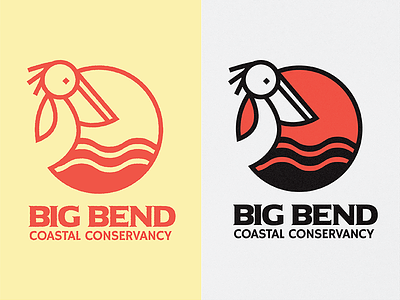 BBCC Variation big bend illustration minimal ocean pelican tallahassee