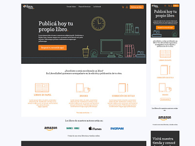 LibrosEnRed branding ui web design
