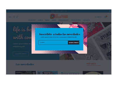 La Revistería │ PopUp pop up ui ux web design