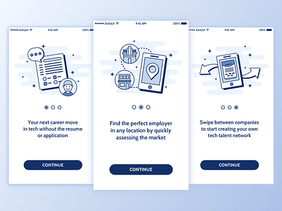 Daily UI #023 - Onboarding icon illustration onboarding ui