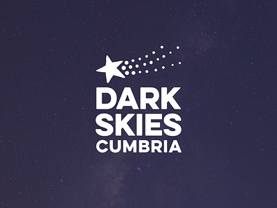 Dark Skies Cumbria appeal dark skies identity logo night sky