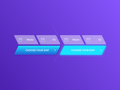 Some buttons buttons challenge funky glow retro spaced ui ux
