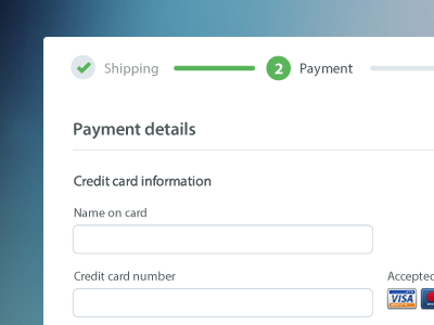 Checkout steps billing checkout ecommerce form payment shipping steps