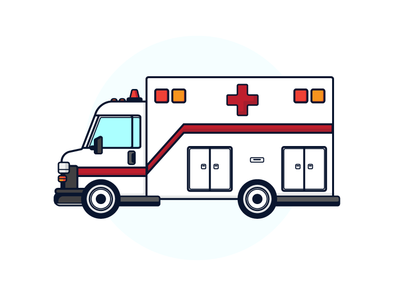 Ambulance by Jourdan Rahschulte on Dribbble