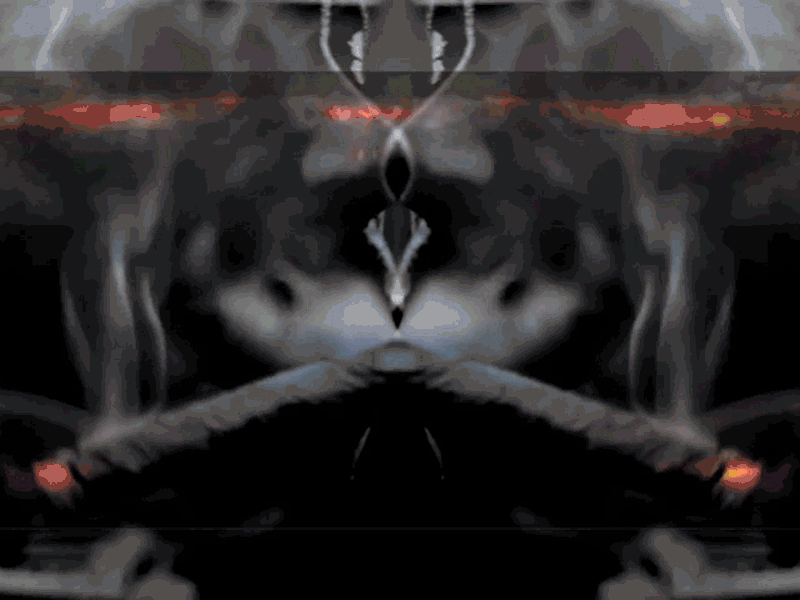 Above&Beyonder appropriation cigar collage gif lava mirror scream smoke video art woman