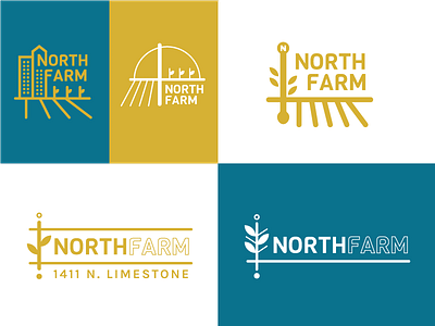 North Farm Logo city farm garden kentucky lexington logo plants