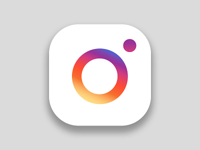 Instagram Icon app branding design dribbble flat gradient graphic icon icon app icongraphy inspiration instagram iranian logo photo ui vector web