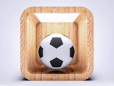 Soccer 3D Icon 3d 3d art app app icon branding c4d cinema 4d design dribbble graphic icon illustration iranian logo ux website