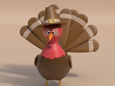 Turkey 3dmodel c4d redshift turkey