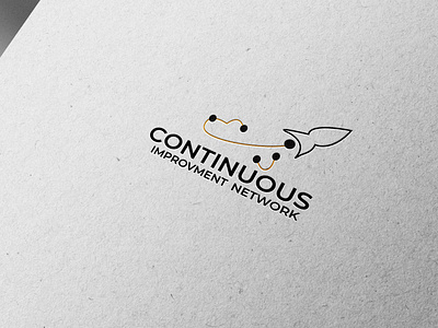 a concept of continuity, network and improvement logo