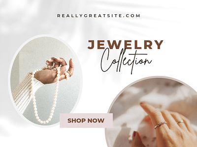 Jewelry Ads Banner 3d branding graphic design logo