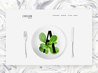 L'Atelier brand illustration typo ui ux visual