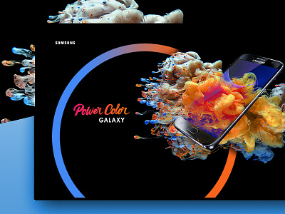 Samsung Galaxy Concept advertising brand retouch ui ux visual web