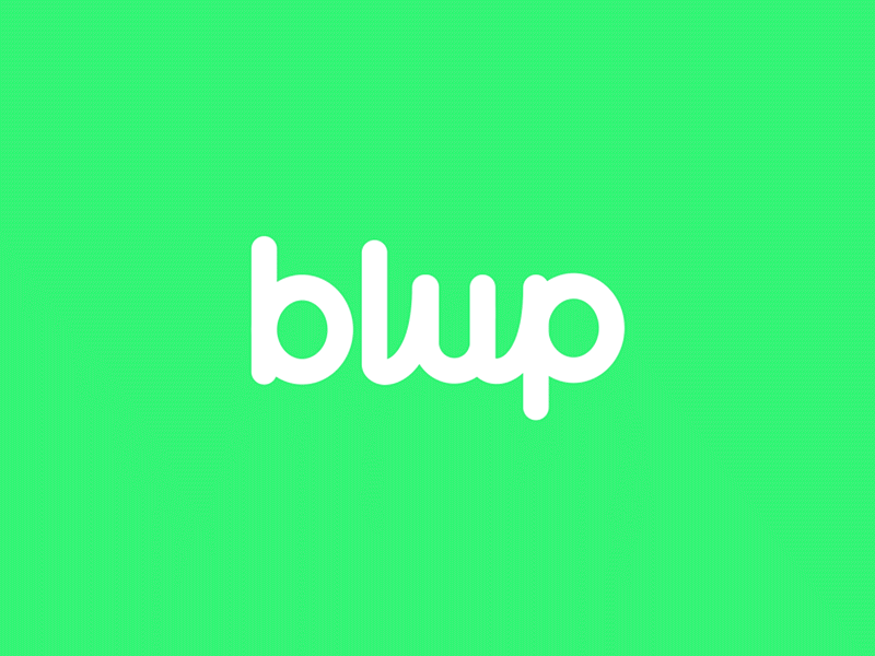 Blup animation brand flat graphics logo motion ui ux web