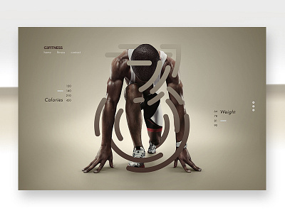 G3 fitness brand card design illustration ui ux visual web