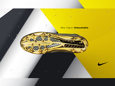 Nike vapor untouchable animation art design glitch illustration nike poster shapes sport typo typography visual