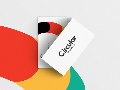 Circular brand branding card design identity logo logotype mark typography