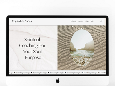 Crystalline Vibes- A Spiritual Coach Website