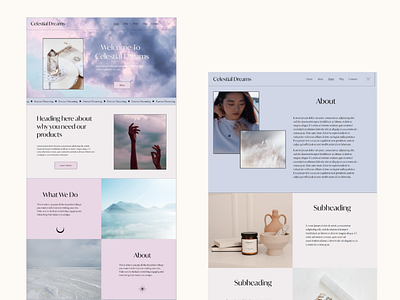 Celestial Dreams Squarespace 7.1 Template branding celestial celestial design design dream energy esoteric graphic design layout minimalist mystical mystical design mystical website mystical website design pastel spiritual spiritual design squarespace template website