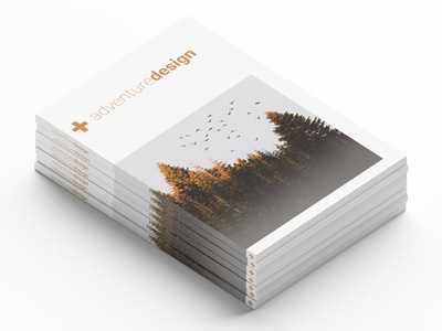 Adventure Design Magazine Cover cover graphic design magazine minimal mountains outdoors print wilderness