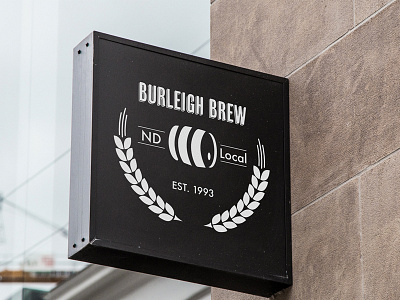 Burleigh Brew brand identity branding brewery brewery logo graphic design logo outdoors