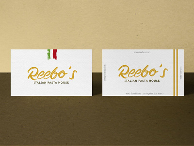 Logo and Business Card Design for Reebo's